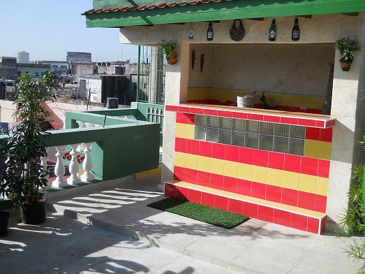 'Roof terrace' Casas particulares are an alternative to hotels in Cuba.